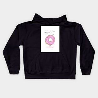 Donut design Kids Hoodie